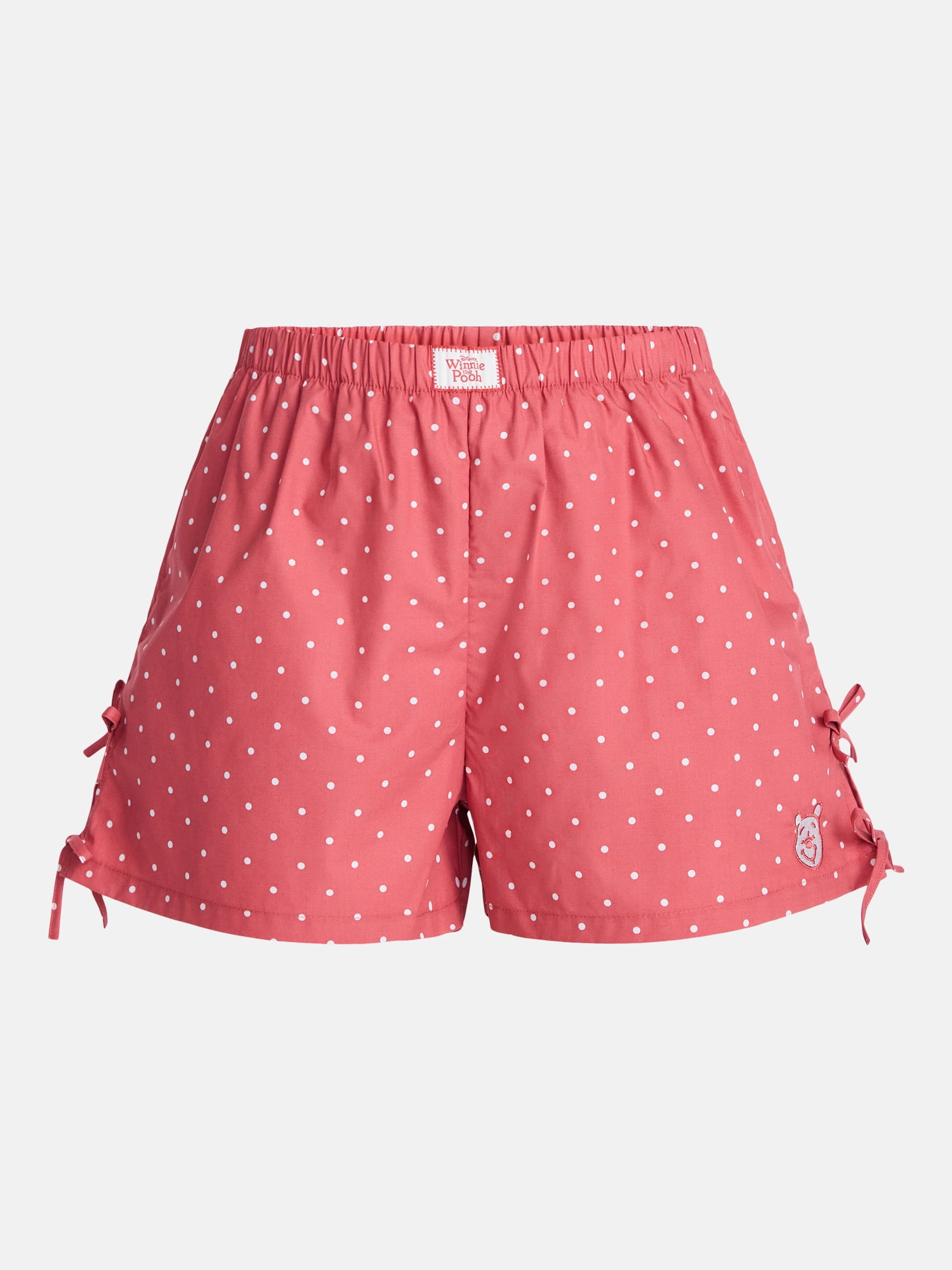 Winnie the Pooh Women's Polka Dot Boxer Shorts, Sizes XXS-XXL