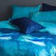 thumbnail image 5 of Juego De Cama De Microfibra De 4 Piezas con Estampado De Cielo Estrellado, Funda Nórdica, Sábana Y 2 Fundas De Almohada, Juego De Cama para Dormitorio De Adultos Y Niños (delfín Azul, 220x240), 5 of 5