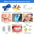 thumbnail image 4 of Dental Impression Mold Kit Home DIY All Included for Retainer Grillz Aligners Dentures (4 Trays), 4 of 10