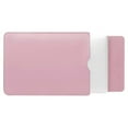 thumbnail image 1 of Housse de Rangement Universelle pour Ordinateur Portable, Étui Anti-Poussière, Protecteur Anti-Perte pour Notebook, Tapis de Souris, Protection pour Bureau, Voyage, Rose 15 Pouces, 1 of 8
