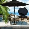 thumbnail image 4 of 8FT 6 Ribs Patio Umbrella Replacement Canopy (Canopy only), Canopy Replacement UV Protection Waterproof Outdoor Table Market Yard Umbrella Top Outdoor Umbrella Canopy - Khaki, 4 of 10