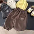 thumbnail image 3 of 3-4 Years Toddler Boys Joggers Pants Elastic Waist Sweatpants Kids Baby Soft Running Athletic Trousers Boys Baggy Sweatpants Yellow Pants, 3 of 5