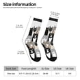 thumbnail image 2 of Logiee Colors Cats Print Adult Socks for Men & Women,Calf Socks, Ankle Socks,Boots Socks,Breathable Casual Sock,Unisex Crew Socks, 2 of 6