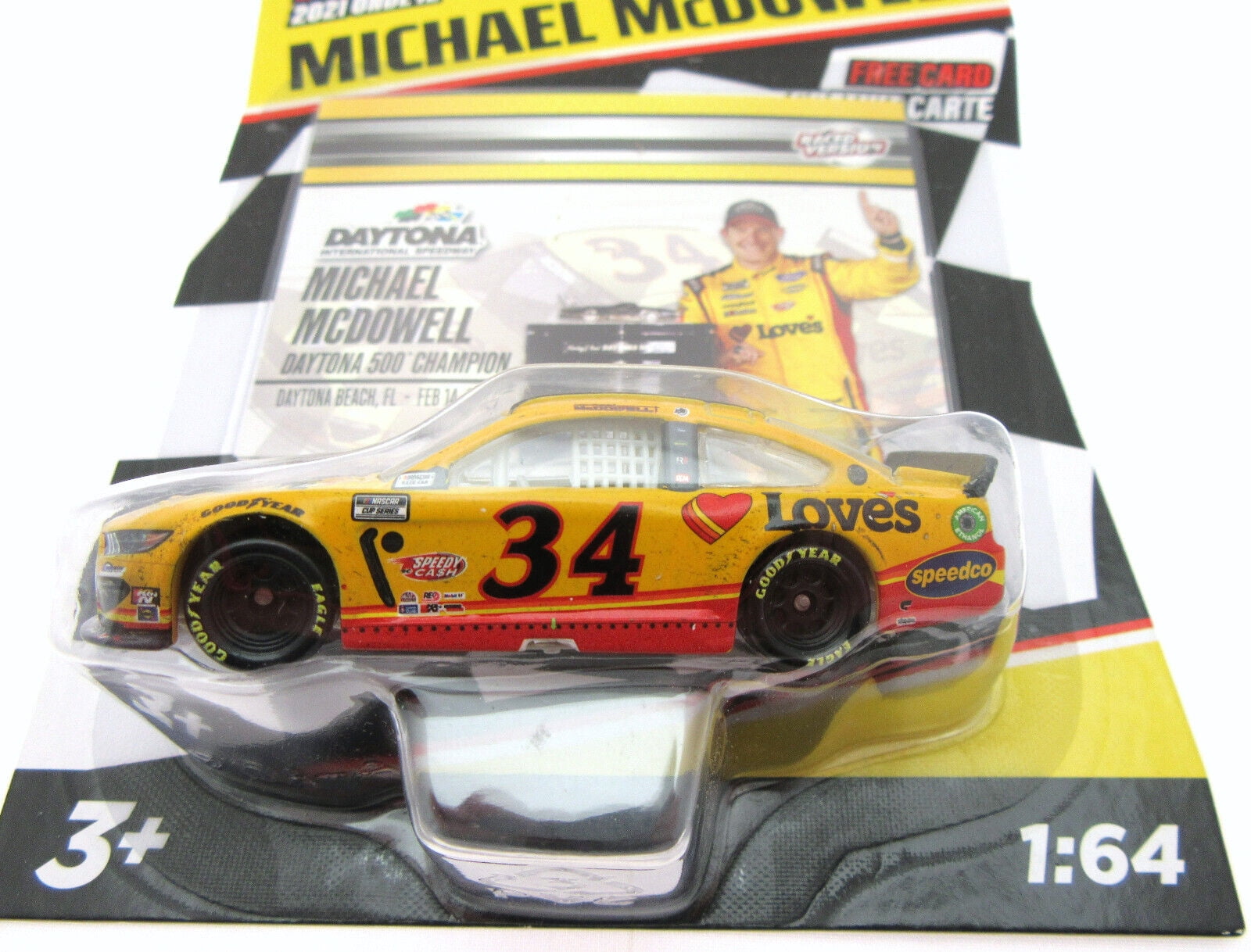 Michael McDowell ~ Love's Car ~ NASCAR Authentics ~ Die Cast 1:64 Scale
