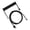 Black, variant on Retractable USB to USB C Cable For Mechanical Keyboard with Detachable Metal Aviation Coiled Keyboard Cable