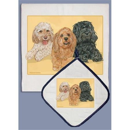 

Cockapoo Dish Towel And Pot Holder Set