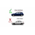 thumbnail image 3 of Driver Left Side Rear Door Window Door Glass Compatible with Mazda 3 2004-2009 4 Door Hatchback Models, 3 of 4