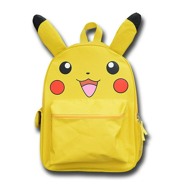 Mochila de Pokemon Pikachu, figura de Anime de dibujos animados, bolso de hombro para niños, mochila escolar para estudiantes de guardería, regalo para niños de alta calidad hola suerte unisex