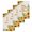 Beige, variant on Sunflower Kitchen Dish Towels for Drying Dishes Set of 3, Summer Botanical Elegant Floral Wooden Waffle Weave Microfiber Hand Tea Bathroom Towels Quick Dry & Absorbent Towel 15.7x23.6