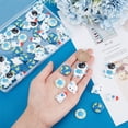 thumbnail image 3 of 50pcs Cosmos Resin Cabochons 5 Styles Astronaut Spaceship Charms Flatback Resin Tiles, 3 of 6