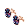 thumbnail image 2 of Unicorn Formal Wear Stainless Steel Cufflinks Set for Dress Shirts - Ideal for Business Meetings and Special Events, 2 of 6