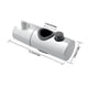 thumbnail image 5 of Advancent Riel de ducha Tobogán Baño Ducha Cabezal de ducha Soporte de plástico ABS Rotación de 360 ​​grados, 18-25 mm Accesorios de baño 24 Advancent HA5748-03B, 5 of 6