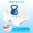 thumbnail image 2 of Pillow Eliteguard para dormir de lado con espuma viscoelástica con orificio para el brazo, color bla, 2 of 7