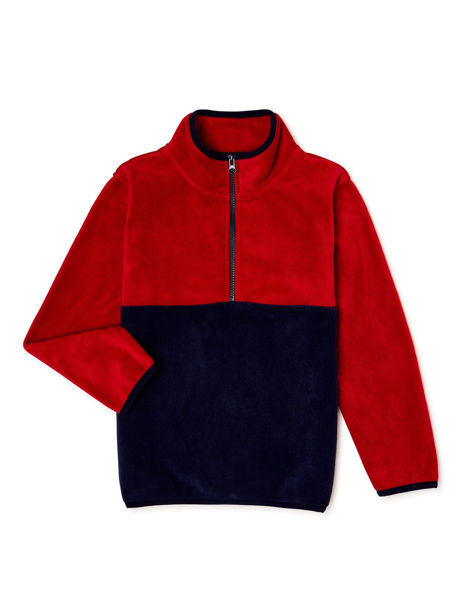 Essentials Boys Polar Fleece Color-Blocked Jackets