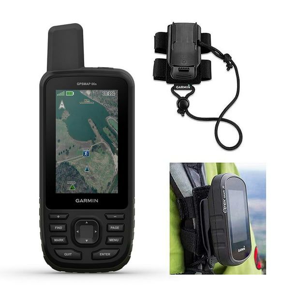 Garmin GPSMAP 66s Handheld Hiking Bundle| +Garmin Hiking Tether -