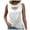 White, variant on ZQGJB Workout Tank Tops for Women Trendy Summer Sleeveless Cutout Solid Crew Neck Front Tie Knot Basic Tees Shirt Loose Relaxed Fit Comfy Pullover Vest Gray L