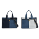 thumbnail image 1 of Bolso Bandolera Retro Mujer Contraste Color Denim Señoras Al Aire Libre Azul Oscuro Azul, 1 of 3