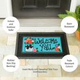 thumbnail image 6 of Evergreen Welcome Y'all with Polka Dot Flowers Sassafras Indoor Outdoor Switch Doormat 1'10"x10" Multicolored, 6 of 6