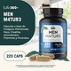 thumbnail image 3 of Suplemento Alimenticio LIFE 360+ Men M4TUR3 220 cápsulas Colágeno hidrolizado Maca Creatina Aminoácidos Vitaminas Minerales, 3 of 7