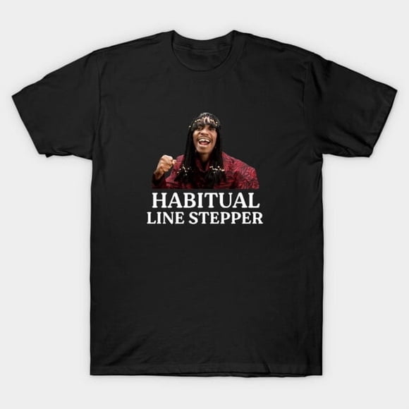 T-Shirt Unisexe avec Citations Habitual Line Stepper Rick James Dave Chappelle