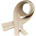 thumbnail image 2 of #4.5 Beige Closed Bottom Slipcover & Upholstery YKK Zipper - Color Beige #572 - Made in The United States (1 Zipper Per Pack) (60" Inches), 2 of 2