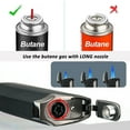 thumbnail image 3 of PROMISE Double Flame Torch Cigar Lighter Cigar Puncher Giftsets shipped without gas (Black), 3 of 6