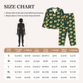 thumbnail image 4 of Fotbe Snails And Butterfies Conjunto de Pijama de Manga Larga para Mujer con Estampado, Ropa de Dormir de 2 Piezas, Conjunto de Casa Suave y Cómodo con Bolsillos-Medium, 4 of 7