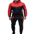 thumbnail image 1 of Men Sweatsuits Sets Men‘s Casual Tracksuit Set Long Sleeve Full-Zip Running Jogging Athletic Sweat Suits, 1 of 11