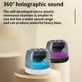 thumbnail image 3 of Altavoz Magnético, Sonido Estéreo TWS Portátil Multifuncional Con Espectáculo De Luz De Color Multi RGB, Ideal Para Ideas De Regalos, Ducha, Automóvil, Bicicleta,, 3 of 7