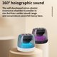thumbnail image 3 of Altavoz Magnético Con Verdadero Estéreo Inalámbrico, Diseño Compacto Con Iluminación Rgb, Para Soporte de Teléfono, Refrigerador, 3 of 7