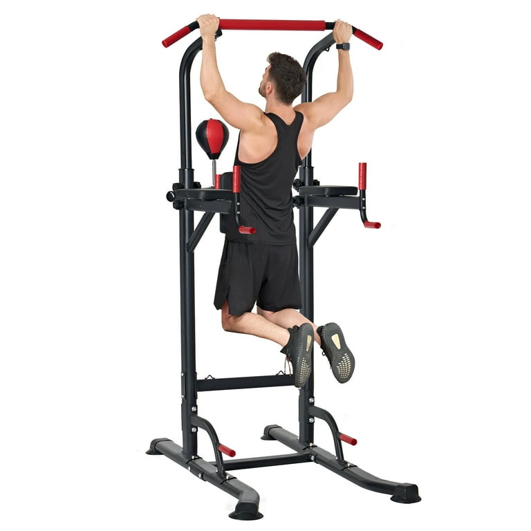 Dip station with punching bag hotsell
