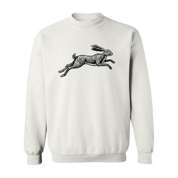 Wild Hare Sketch Sweatshirt Women -Image by Shutterstock, Female Small