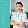 thumbnail image 4 of Scian Professional double-sided stethoscope with ear tips for use by clinical students, doctors, and nurses Green, 4 of 7