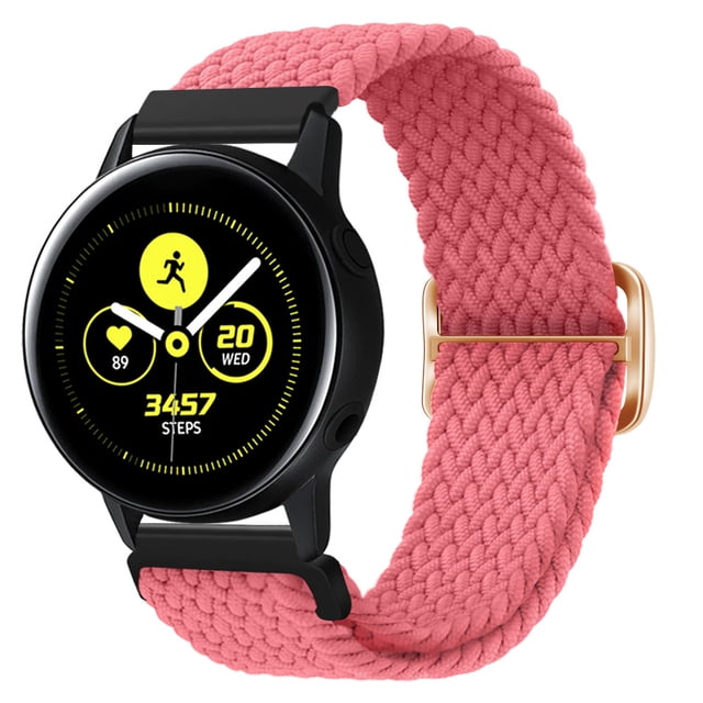 Adecuado para Huawei/Samsung GT4 hebilla deslizante de 8 figuras correa de reloj trenzada de nailon elástico de 20mm y 22mm