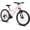 Pink, variant on 24Inch Mountain Bike for Women Girls, 21-Speed Mountain Bicycle with V-Brakes and Front Fork Suspension, Carbon Steel Frame for Teenagers Aged 12 and up, Green