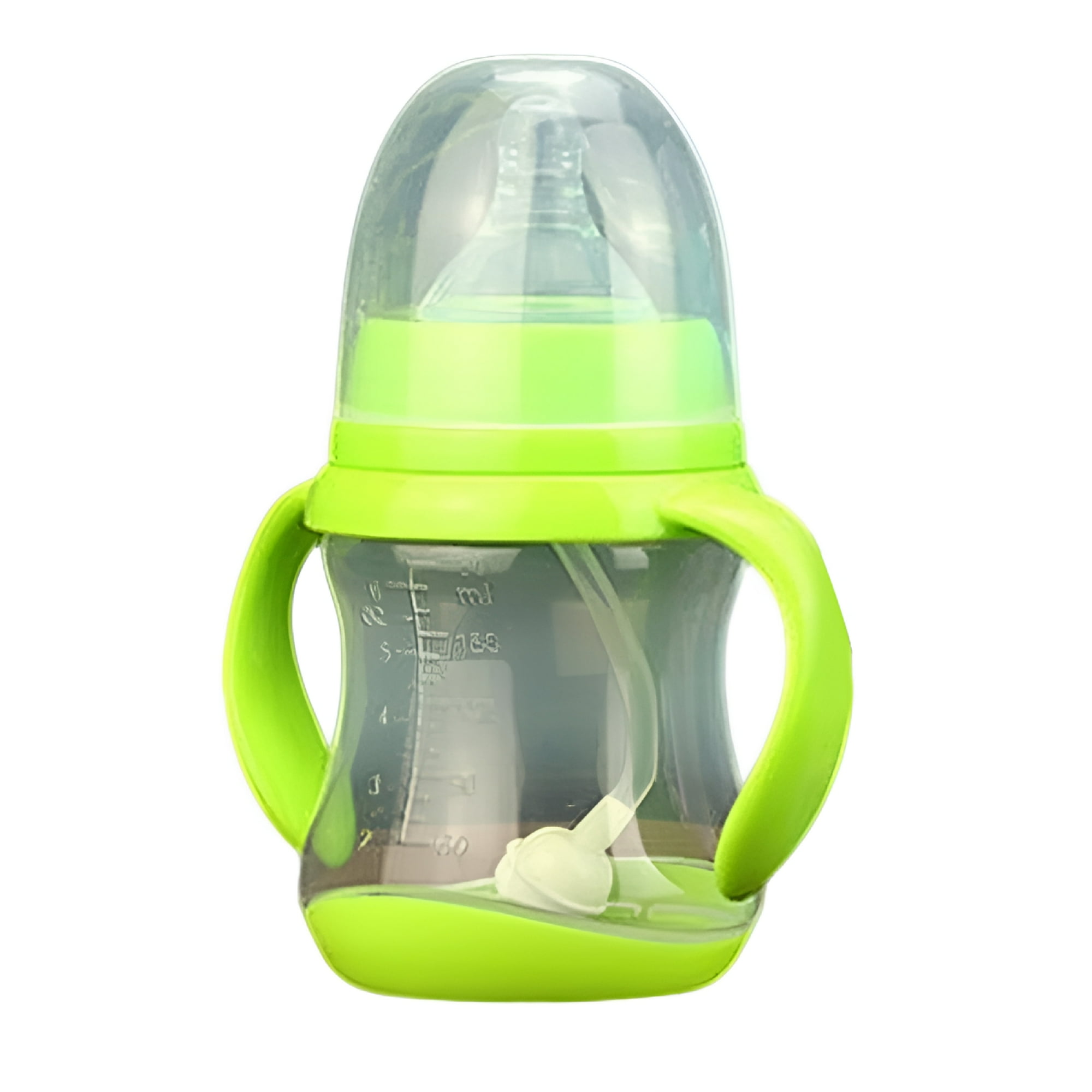 ACDANC 2026 New Baby Bottles 6 Oz Anti Colic Bottles with Convenient to Hold Handles and Soothing Green Trim Baby Bottles 6-12 Months,For Babies,Toddlers,Feeding,Colic Relief,Night Feeds.