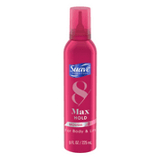 Suave Max Hold Volumizing Hair Mousse For Body & Volume, For All Hair Types, 9 OZ