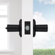 thumbnail image 4 of Cerradura de puerta Kwikset 740TDL-15S Trafford Lever en níquel satinado, 4 of 9