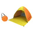 thumbnail image 1 of Carpa de playa UPF 50 Carpa de playa automática Carpa para patio trasero Senderismo Playa Naranja Amarillo XL Sharpla Tienda de playa, 1 of 8