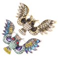 thumbnail image 4 of LOLIPPYY 2-Pack Cute Owl Brooch Pins for Suit Lapel, Coat, Shawl - Alloy Material Accessories, 4 of 8