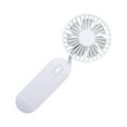 thumbnail image 1 of Ventilador portátil Naiovety colgar en el cuello recargable ajustable de mano Electrodomésticos Blanco, 1 of 6