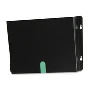 Buddy Products Deep Steel Wall Pocket for Medical Records, Letter, Black