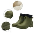thumbnail image 3 of KANG Boots Women Non Detachable With Cotton Inside Rain Boots Outdoor Rubber Waterproof Shoes Rain Boots Collar Gardening Boots Ultra Lightweight Portable Garden Shoes, 3 of 7