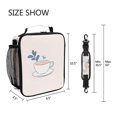 thumbnail image 5 of Haosy Coffee Cup with Leaf Reusable Lunch Box Men/Women Insulated Lunch Bag for School Picnic Travel, 5 of 6