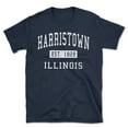 thumbnail image 1 of Harristown Illinois Classic Established Men's Cotton T-Shirt, 1 of 1