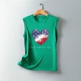 thumbnail image 4 of TDYHUAO Happy Independence Day Tank Top Women 4th of July American Flag Heart Tank Tops Casual Sleeveless Patriotic Shirts, 4 of 4