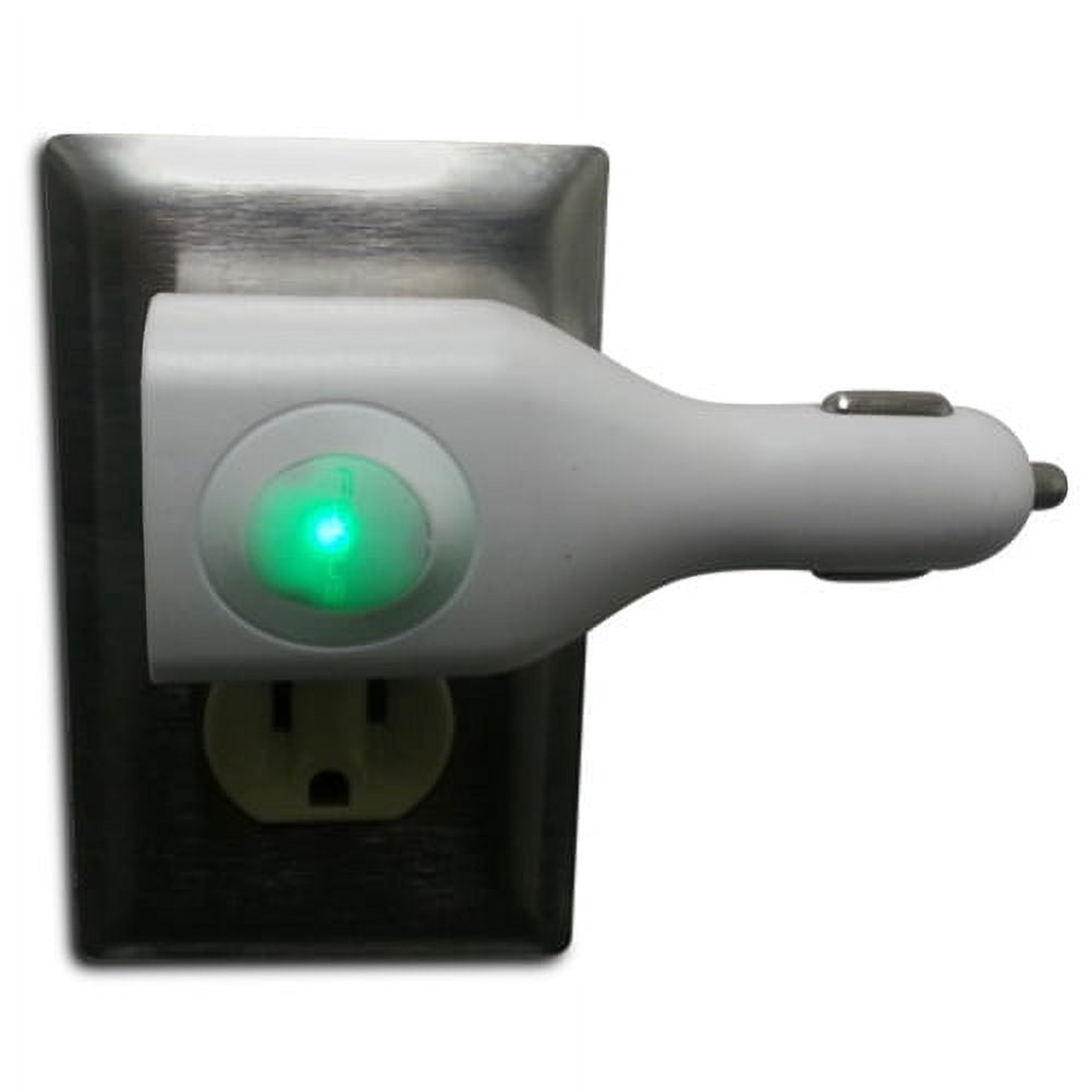 Retractable USB Cable w 2-Port USB Car Home Charger E1Y for LG Tribute HD, K20 Plus, Optimus L90, X Charge, G Stylo, Dynasty, Fuel, Flex 2, F7 F60 F3 Exceed 2, Exalt LTE, Access LTE, 5, Volt 2