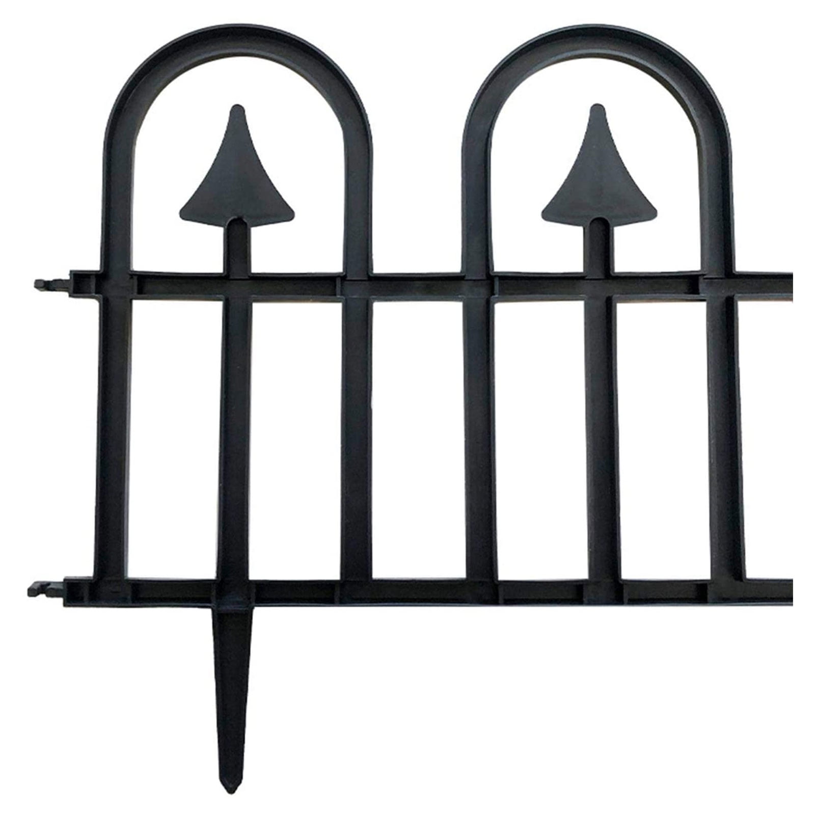 Fanvereka Insert Type Plastic Garden Fence Removable Flower Bed Fencing