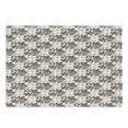 thumbnail image 1 of Vintage Cutting Board, Grunge Engraved Style Peony Bouquets on Diamond Inspired Diagonal Squares, Decorative Tempered Glass Cutting and Serving Board, in 3 Sizes, by Ambesonne, 1 of 2