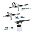 thumbnail image 3 of AC-18 Professional Air Compressor Set Electric Spray Gun Hobby Paint Spray Set Nail Art Sprayer with Braided Air Hose, 3 of 10